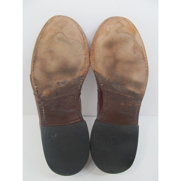 Allen Edmonds Newport Brown Leather Full Strap Tassel Loafers Mens Size 9 D main image 15
